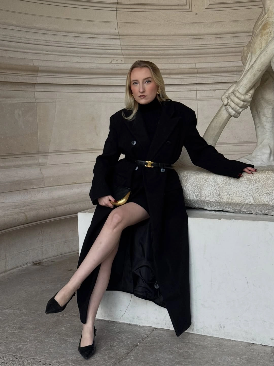 fall professional outfits women 2026 Power Dressing with a Tailored Black Coat