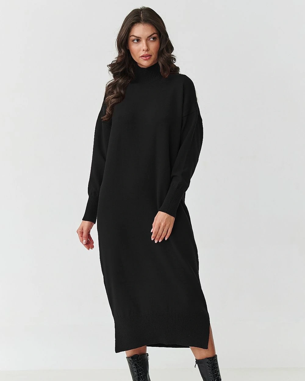 fall sweater dress outfits 2026 Minimalist Black Maxi Sweater Dresses That Stay Forever Chic