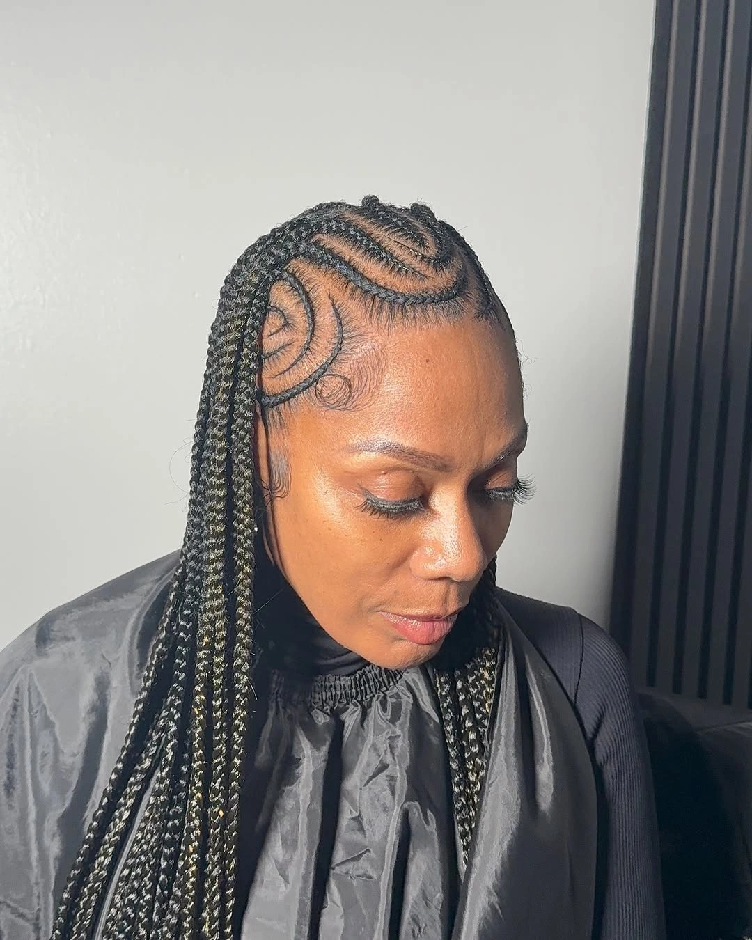 feed in braid hairstyles Elegant Circular Feed-In Braids for Timeless Sophistication