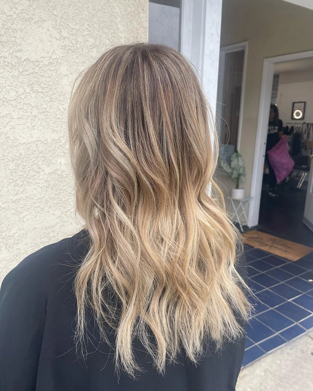 full head babylights blonde on brown hair Beige Blonde Babylights on a Medium Brown Base
