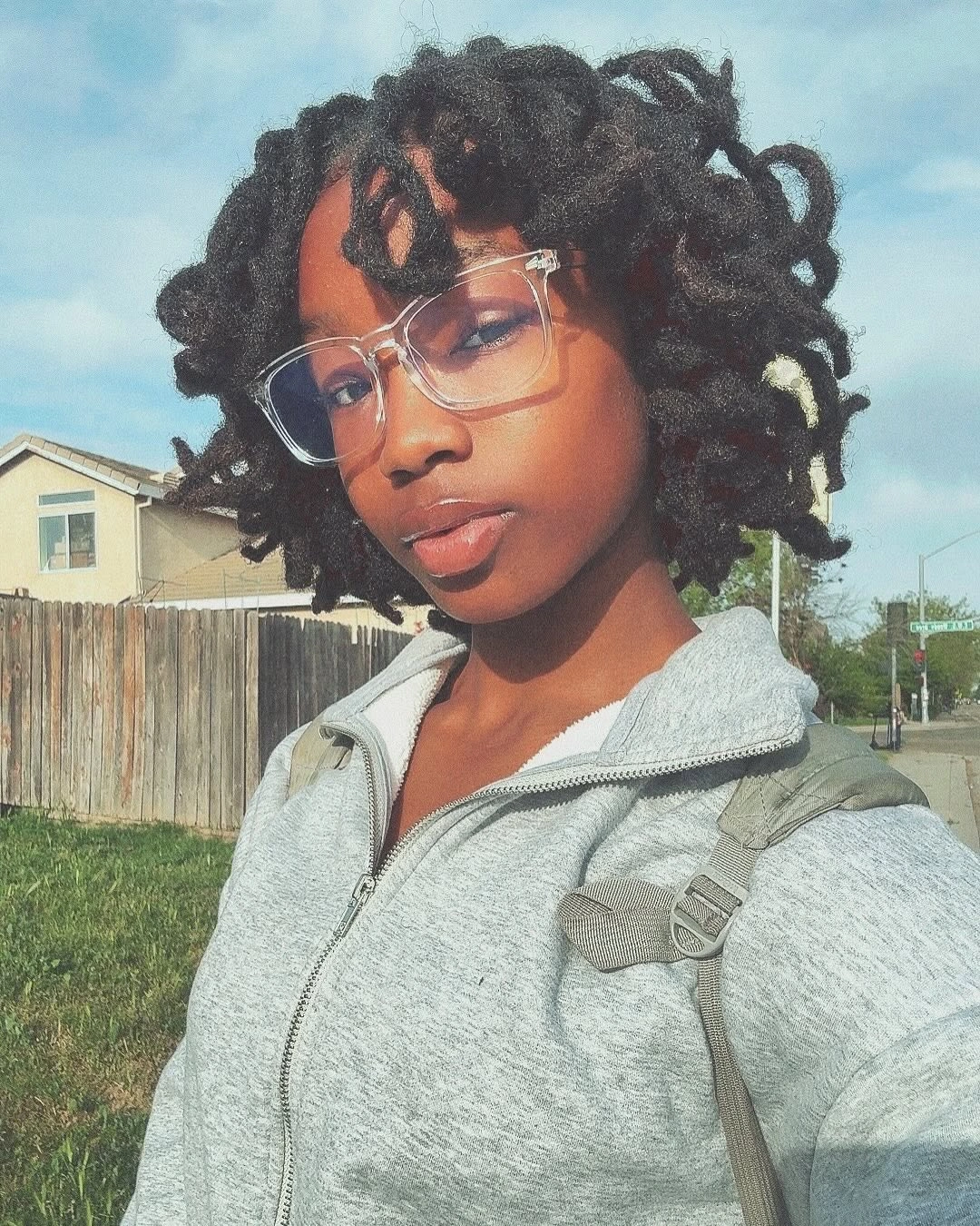 locs hairstyles for black women Soft Shoulder-Length Locs with Playful Volume