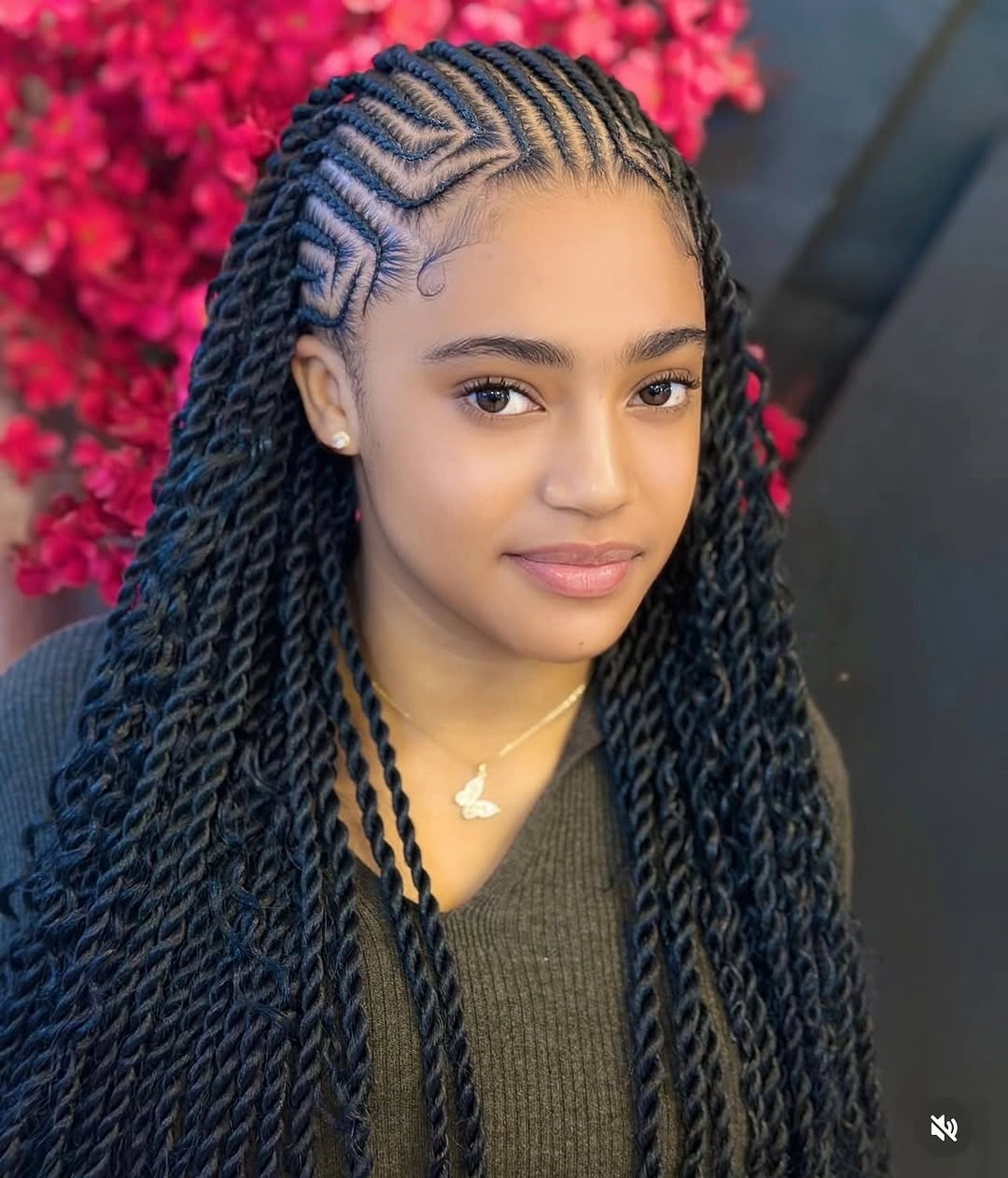 locs hairstyles for black women Geometric Passion Twists with Modern Definition