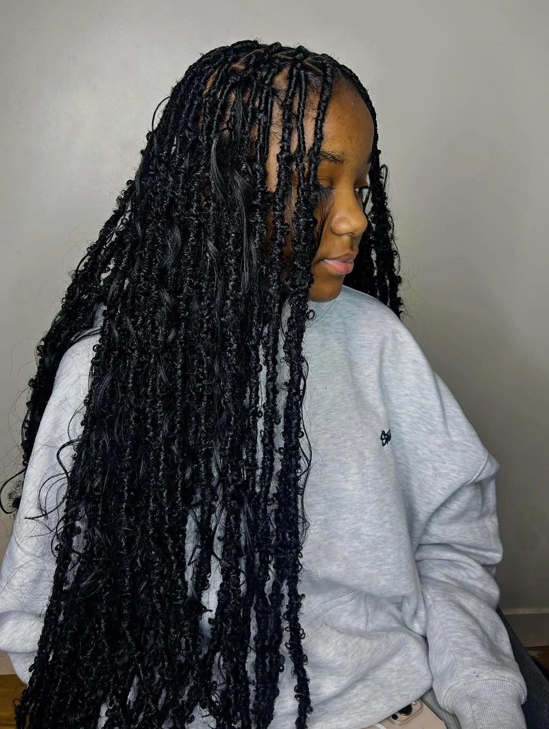 locs hairstyles for black women Waist-Length Soft Locs with Delicate Texture