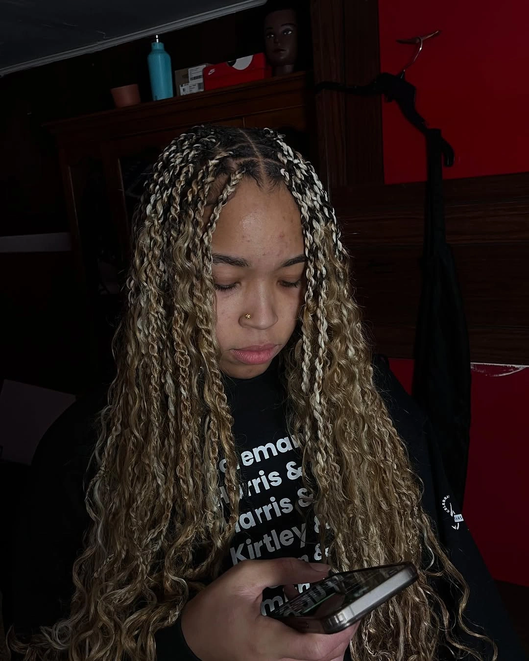 locs hairstyles for black women Blonde Soft Butterfly Locs with Cascading Waves