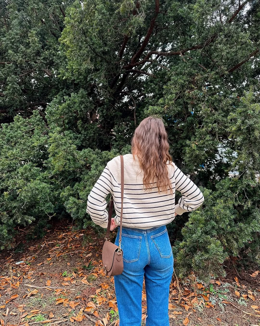September fashion trends 2026 Striped Boatneck With Classic Blue Jeans