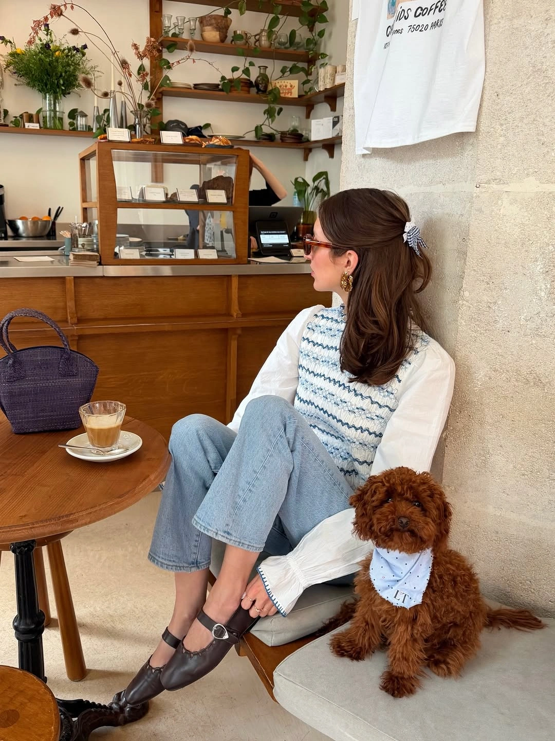 September outfits ideas 2026 Striped Vest Over White Shirt And Jeans
