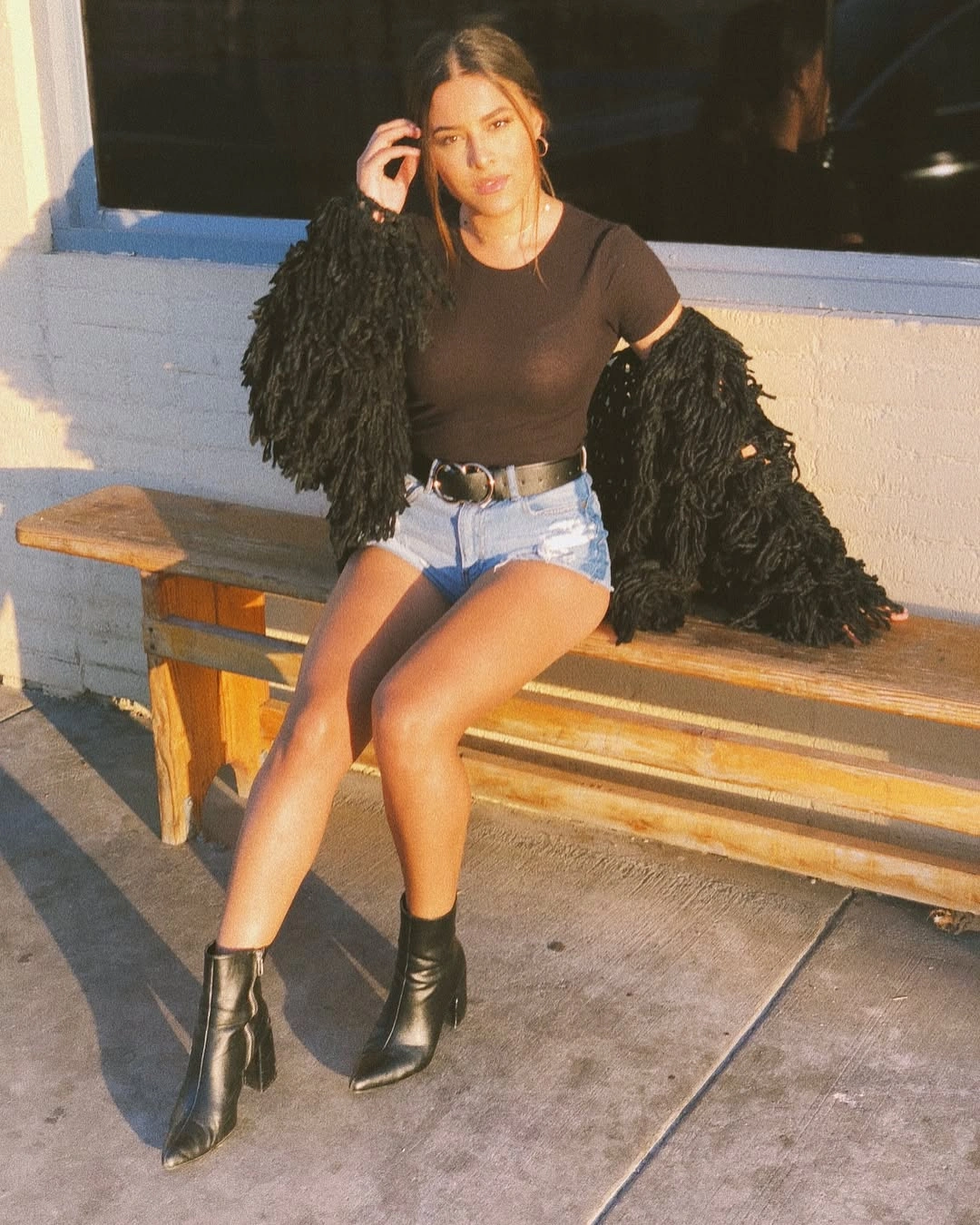 shaggy jacket Summer Evenings with Unexpected Texture