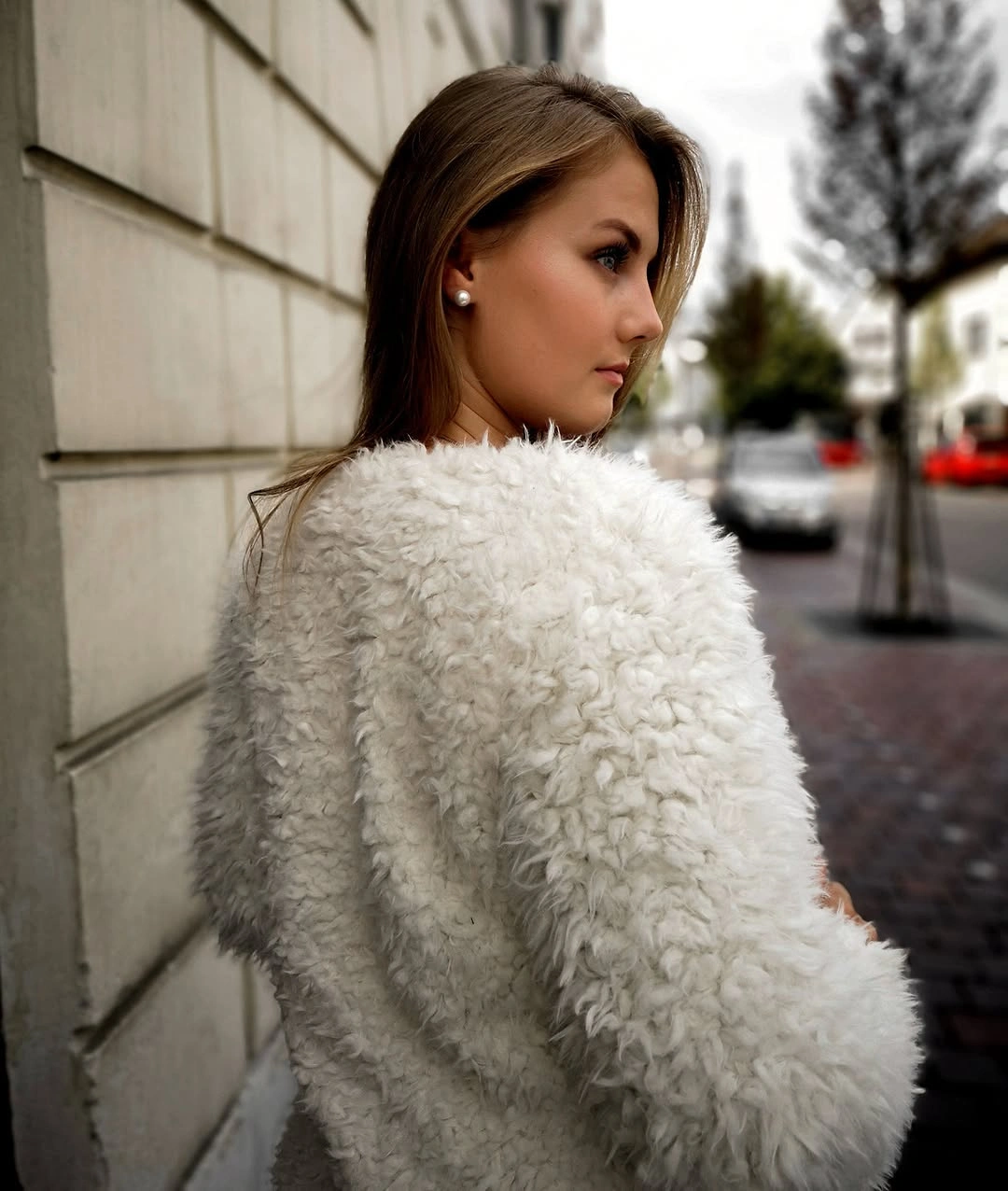 shaggy jacket Minimal Styling That Lets Texture Do the Talking