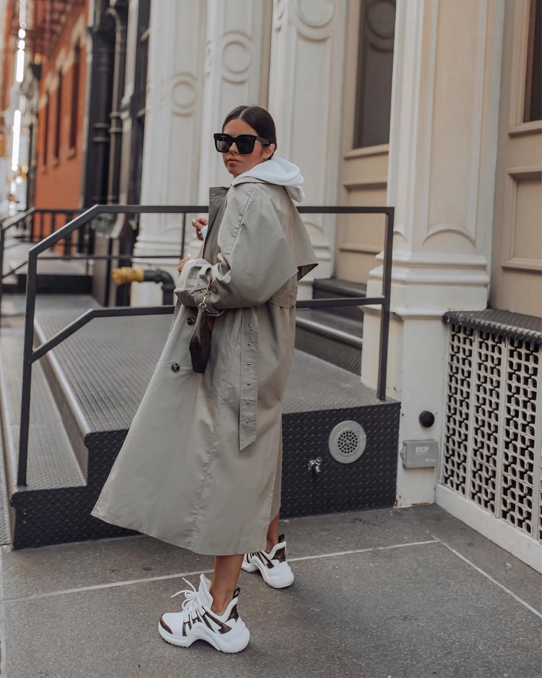 Trench coat fall outfits 2026 Relaxed Hoodie Layers for Everyday City Comfort