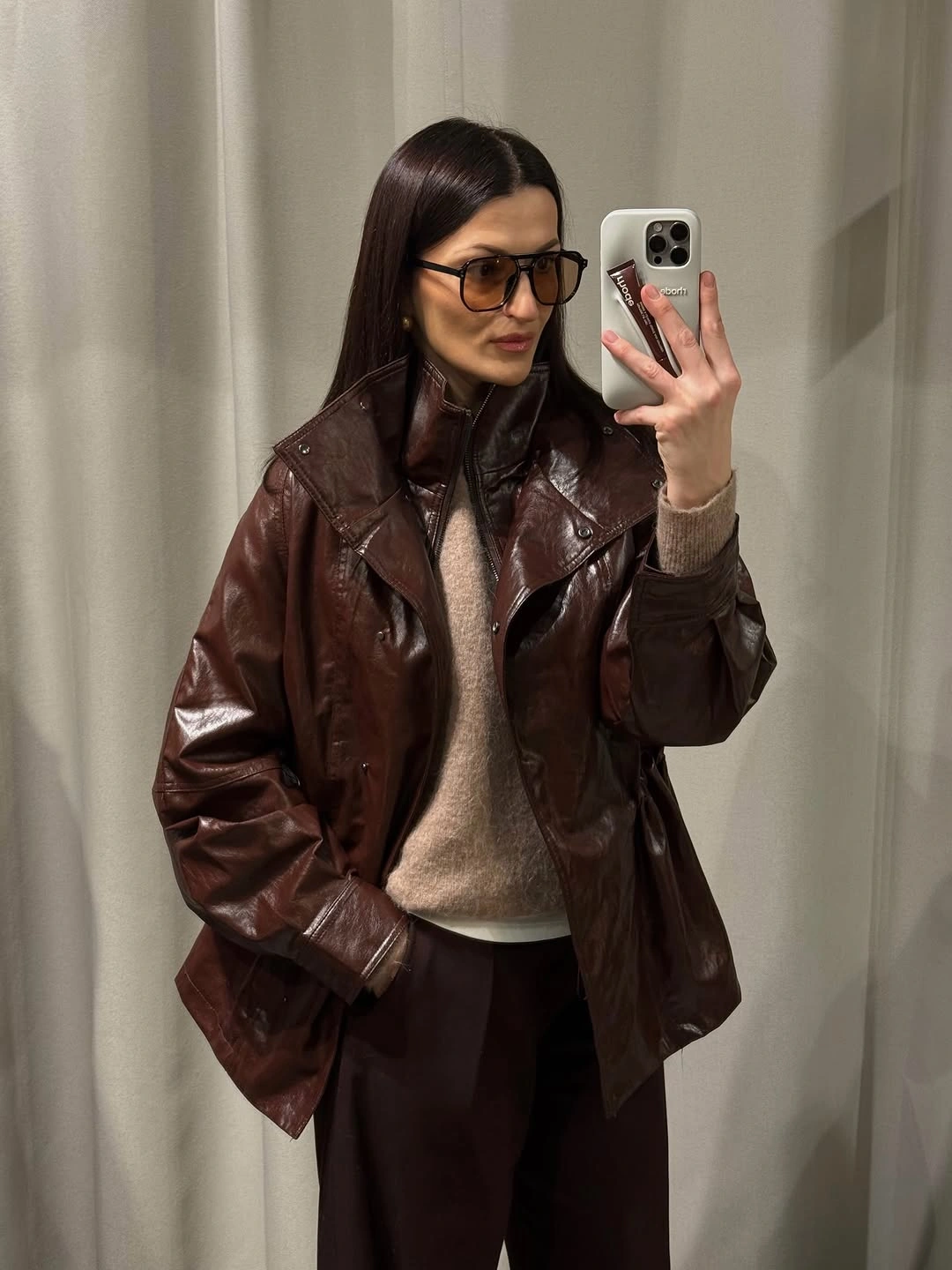 what are the best fall outfits for casual days? Chocolate Leather Layers for a Modern Minimalist Fall Wardrobe